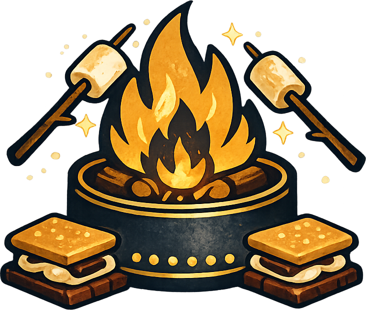 S'mores campfire